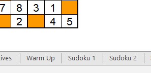 This self marking spreadsheet on reasoning is several sudoku games.
